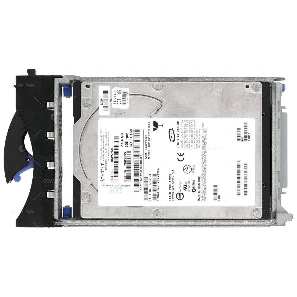 06P5760 IBM HDD 73.4GB 10K SCSI U160 3.5" LFF